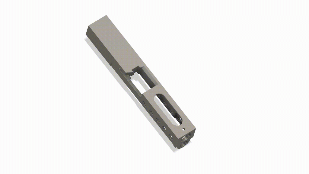 Glock Slide Milling Download - Blackened