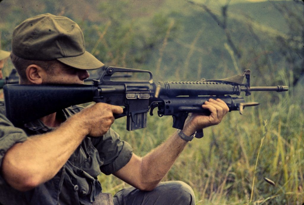M16A1 with M148