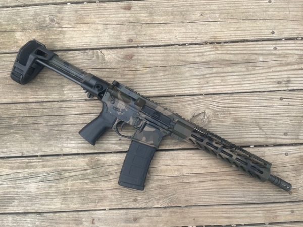 M81 Woodland AR-15 PDW Pistol - Image 1
