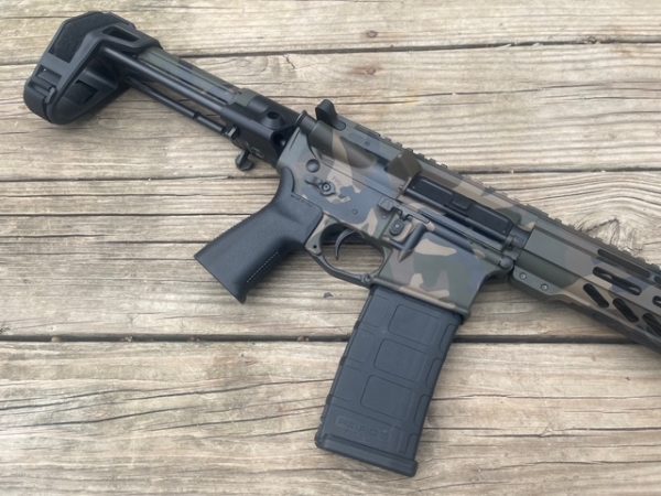 M81 Woodland AR-15 PDW Pistol - Image 2