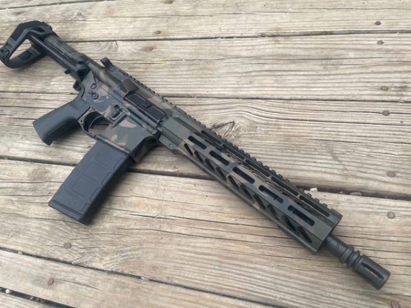 M81 Woodland AR-15 PDW Pistol - Image 3