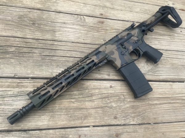 M81 Woodland AR-15 PDW Pistol - Image 4