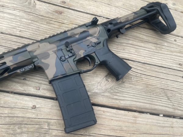 M81 Woodland AR-15 PDW Pistol - Image 5