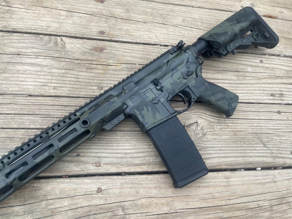 Multicam Black AR-15 Carbine