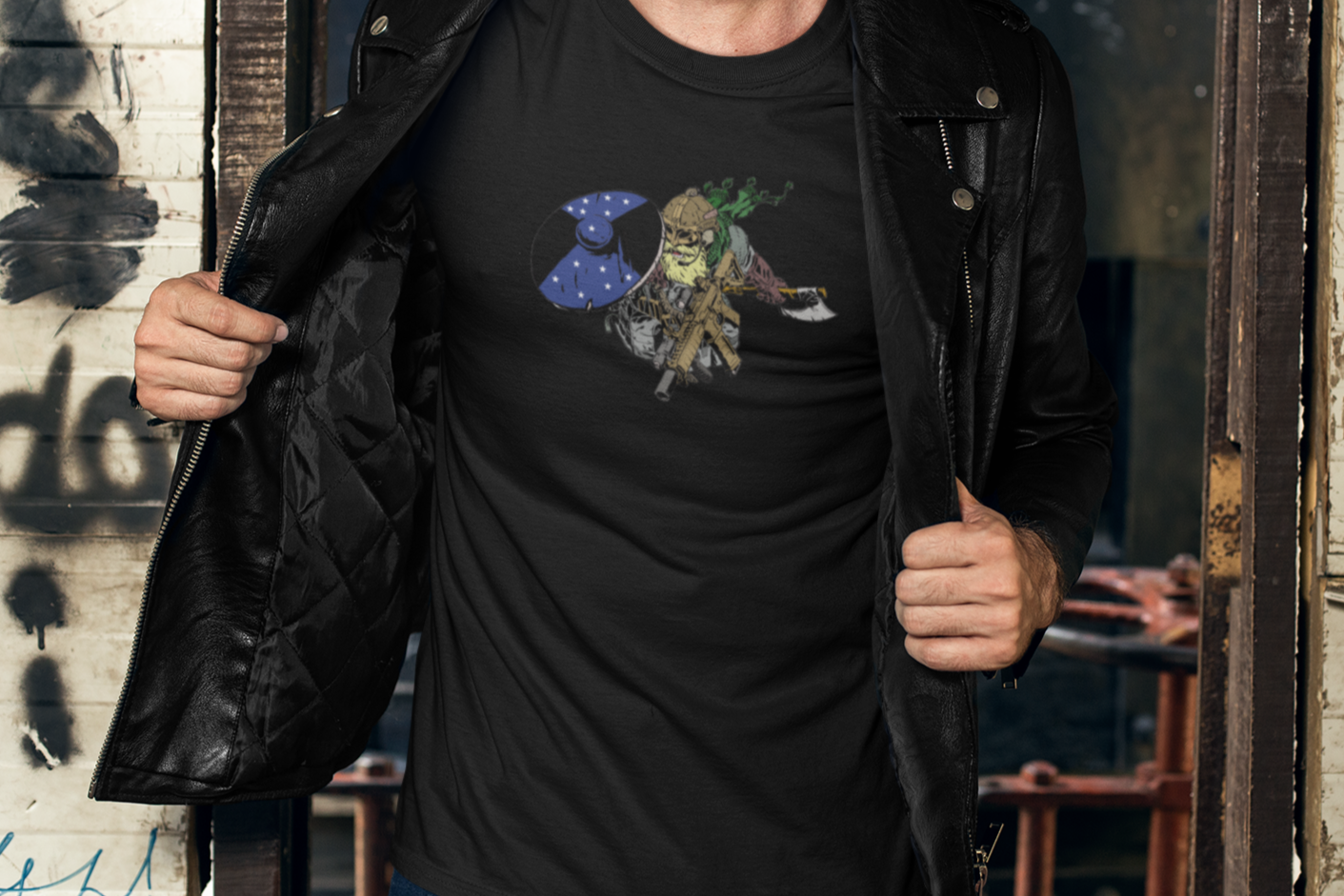 Modern Viking: Betsy Ross Flag Shirt - Image 6
