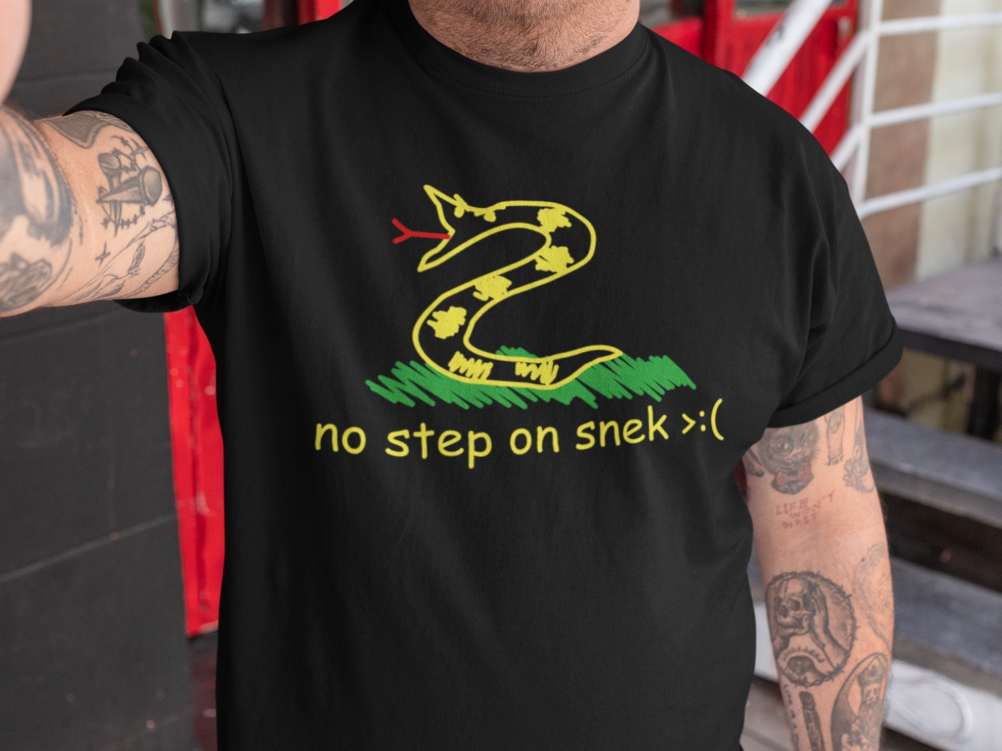 No step on snek shirt lifestyle