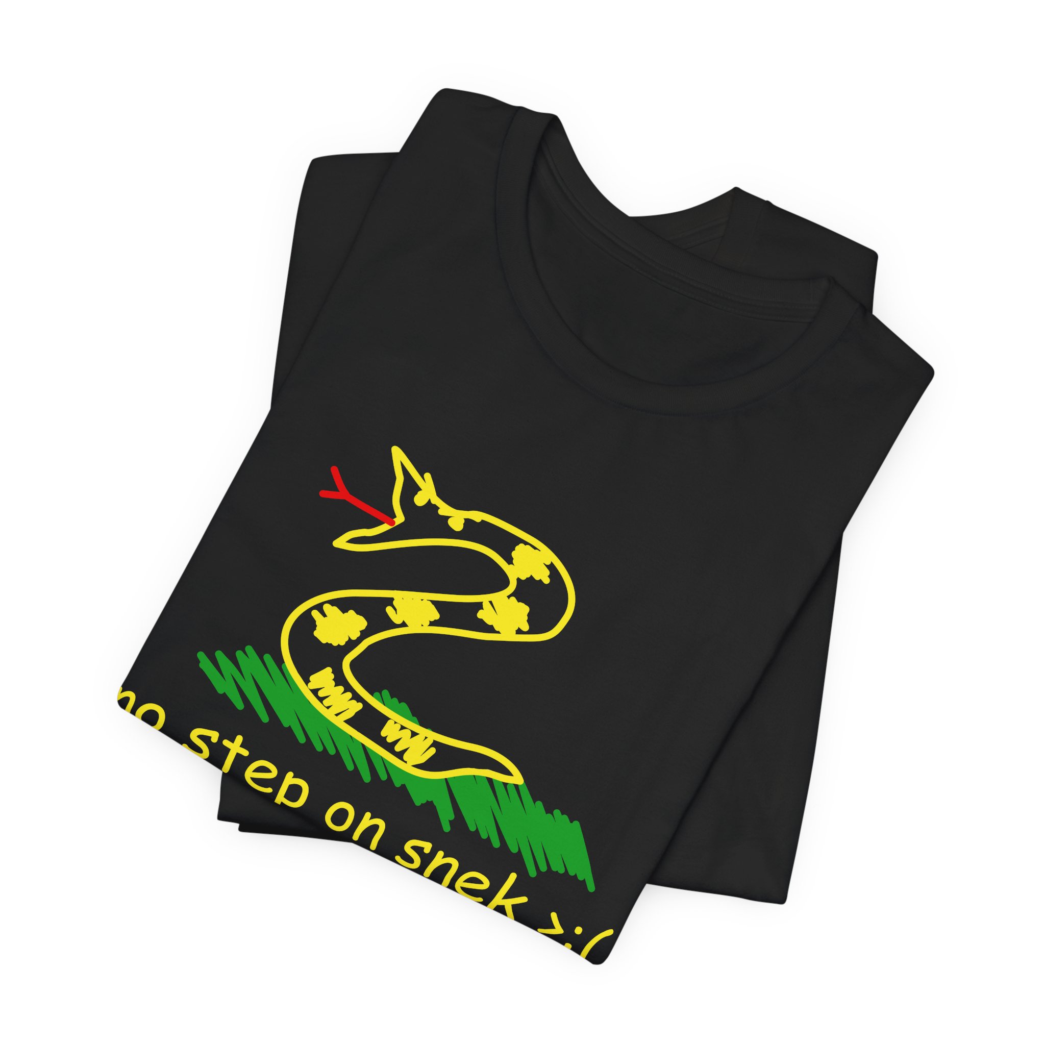 No step on snek shirt folded