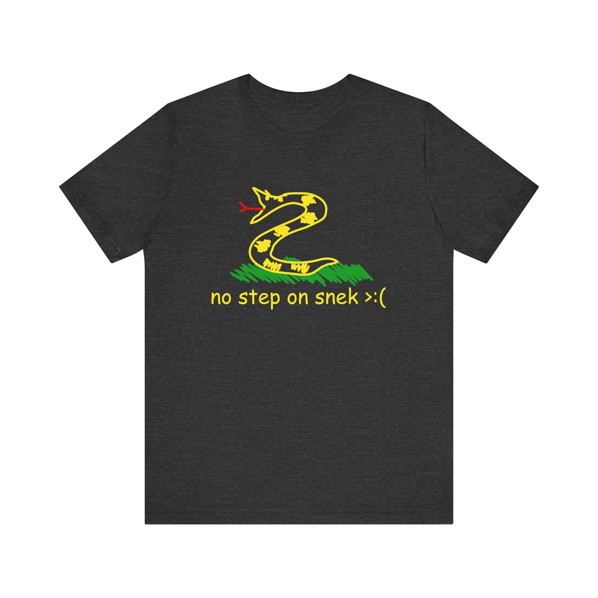 No step on snek shirt dark grey heather