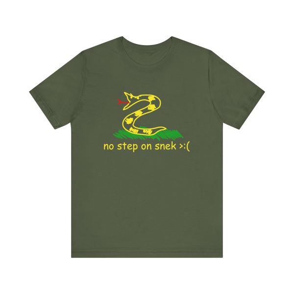 No step on snek shirt military green