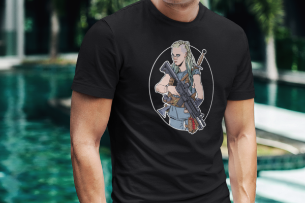 Shield Maiden T-Shirt:  Masterkey M4 - Image 7