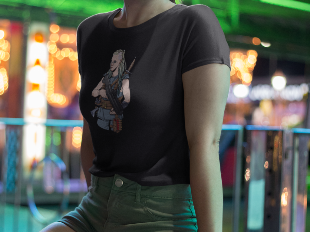 Shield Maiden Women's T-Shirt: Keltec KSG