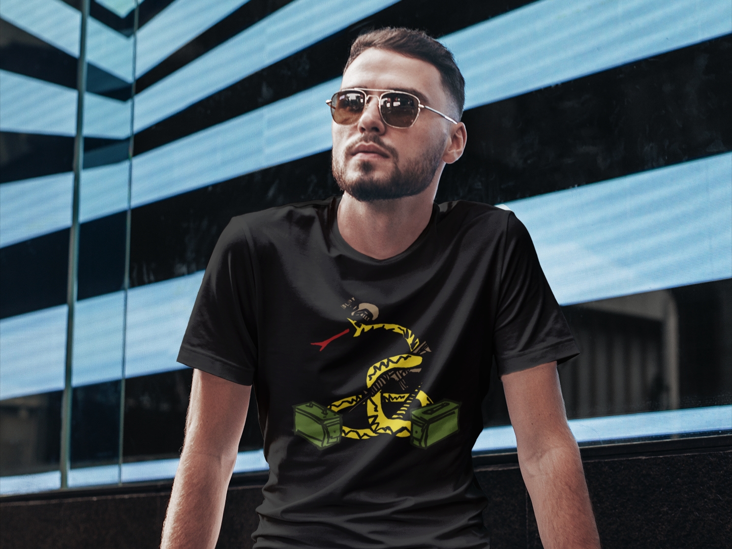 Tactical No Step On Snek Shirt lifestyle