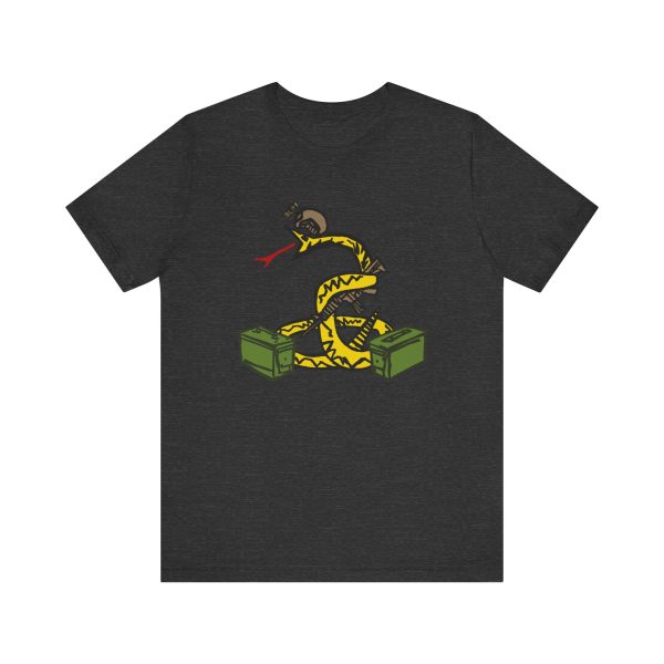 Tactical No Step On Snek Shirt gray heather