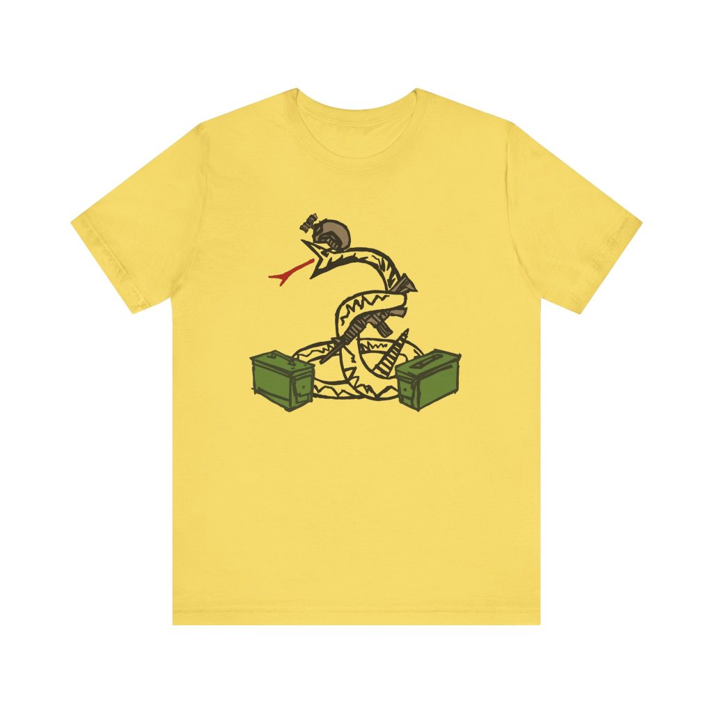 Tactical No Step On Snek Shirt maize yellow