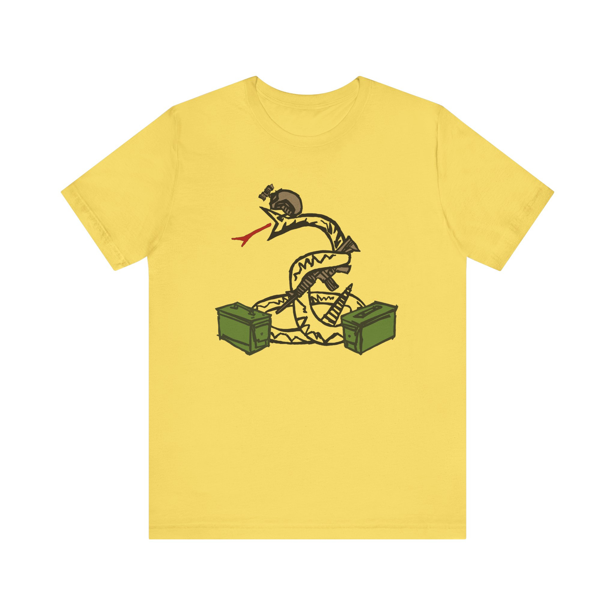 Tactical No Step On Snek Shirt maize yellow