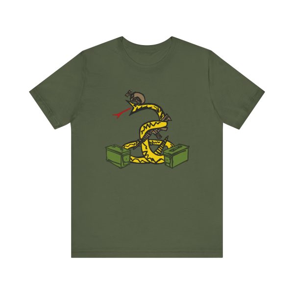 Tactical No Step On Snek Shirt military green