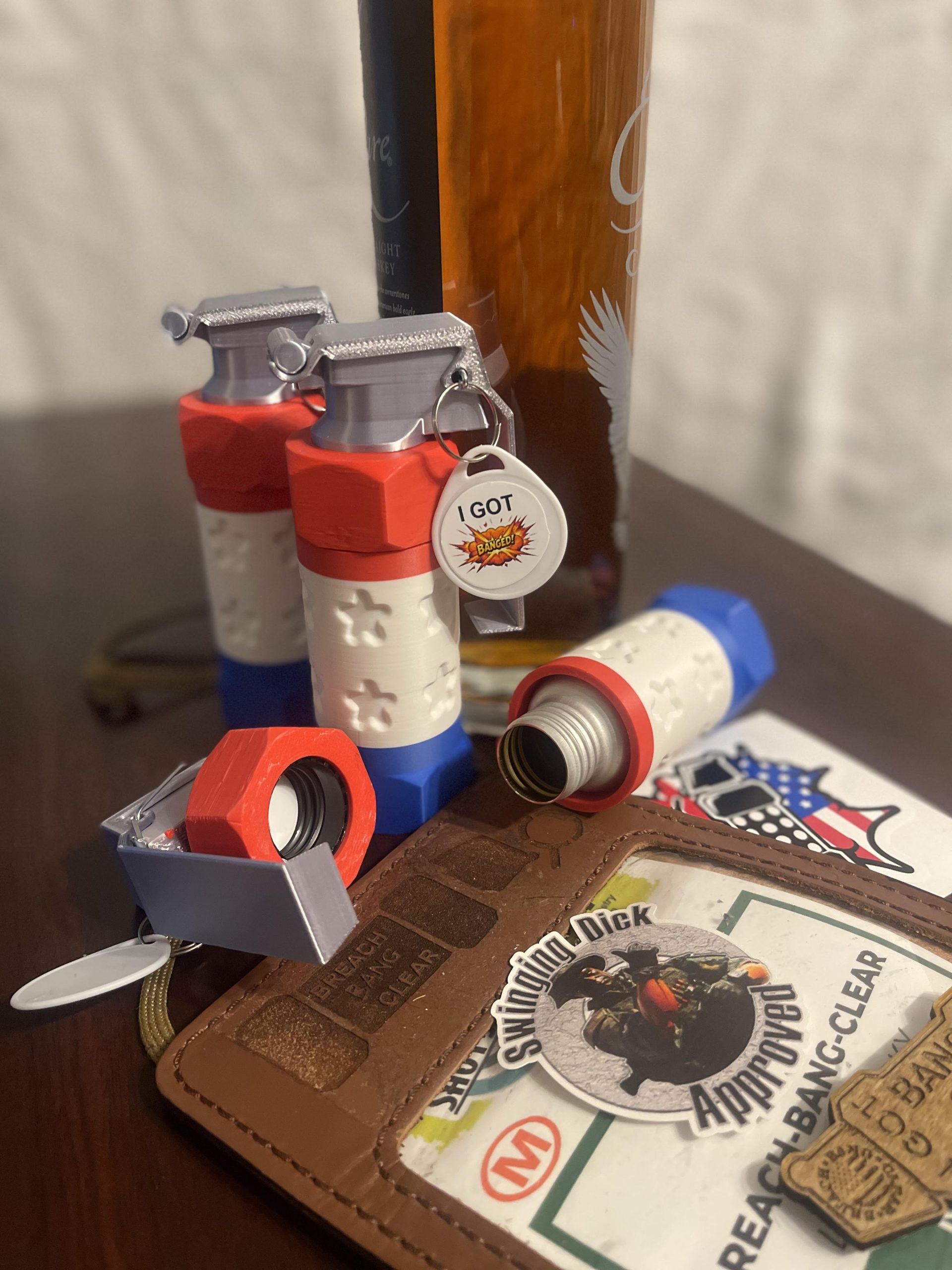 Star Spangled FlaskBang Double Shot Glass - Image 1